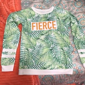 a warm long sleeve shirt